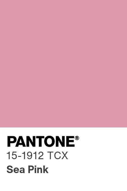Pantone swatch for Sea Pink