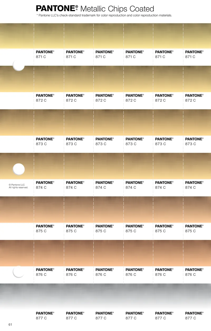 PANTONE® USA | Chip Replacement Pages | Coated & Uncoated
