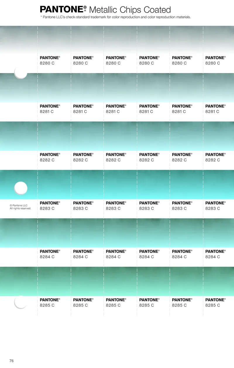 PANTONE® USA | Chip Replacement Pages | Coated & Uncoated