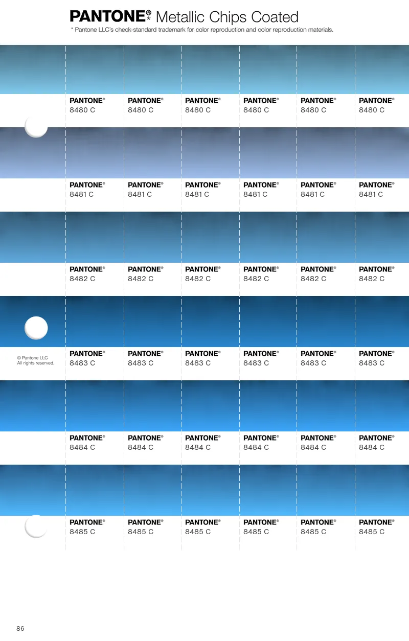 PANTONE® USA | Chip Replacement Pages | Coated & Uncoated