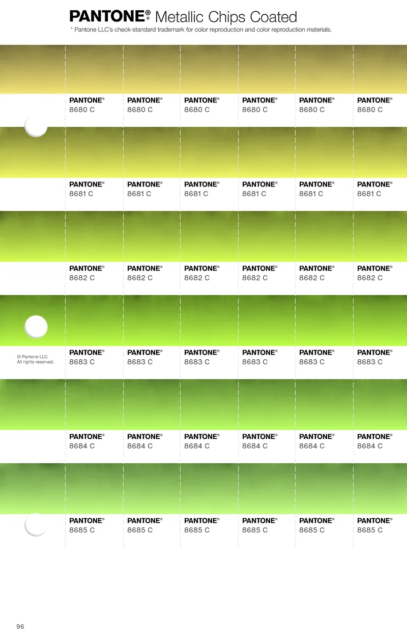 PANTONE® USA | Chip Replacement Pages | Coated & Uncoated
