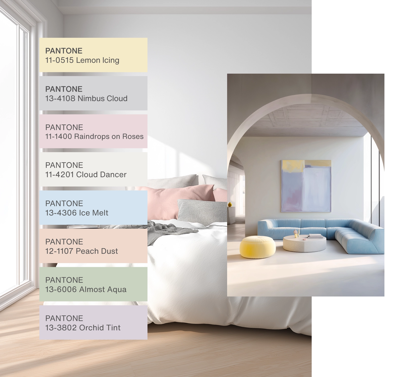 Colores tendencia 2026 para paredes según Pantone